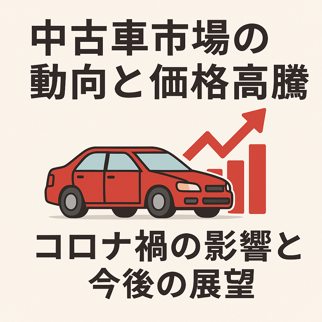 「中古車市場の動向と価格高騰：コロナ禍の影響と今後の展望」