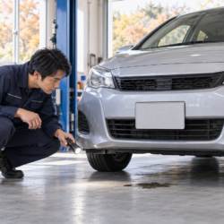 【車の下に液体の跡？】色・におい・場所で確認したい5つのポイント